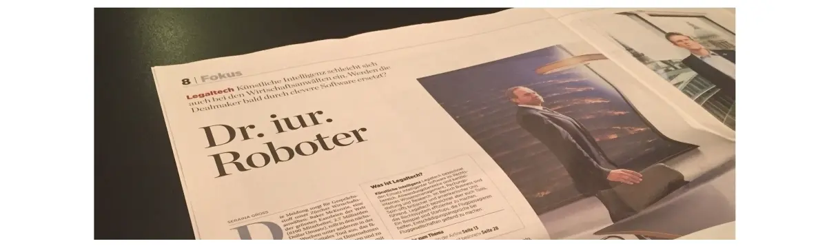 Wie Roboter die Arbeit der Anwaltschaft verändern